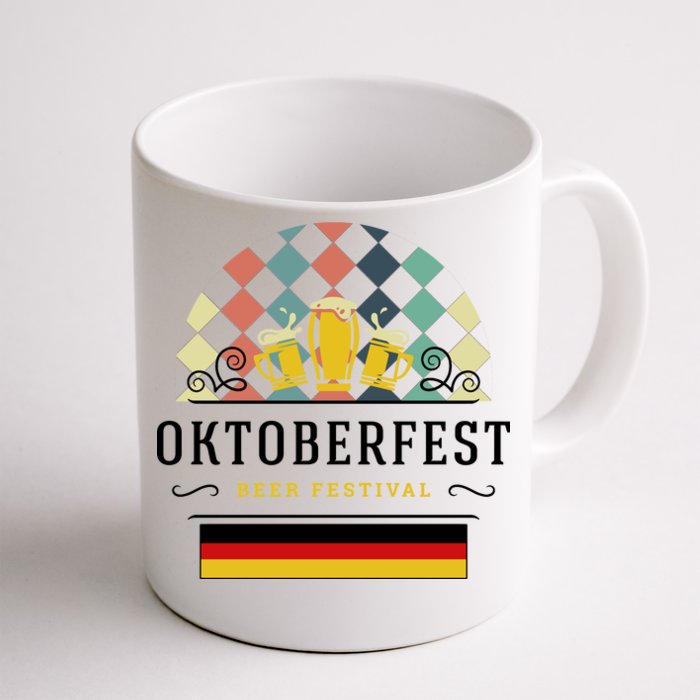 Vintage Oktoberfest Drinking Front & Back Coffee Mug