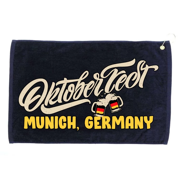 Vintage Oktoberfest Munich Grommeted Golf Towel