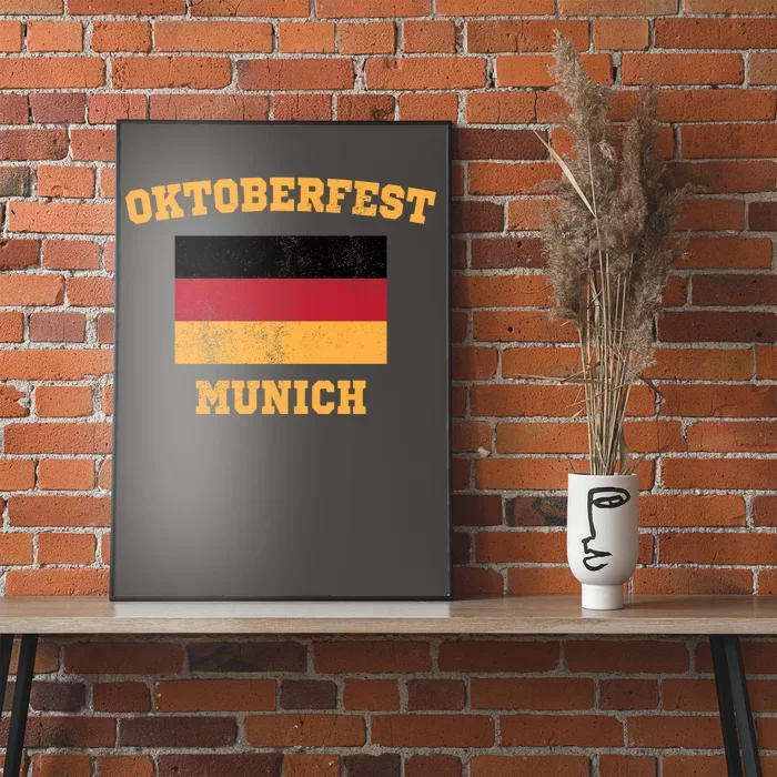 Vintage Oktoberfest Munich Flag Poster