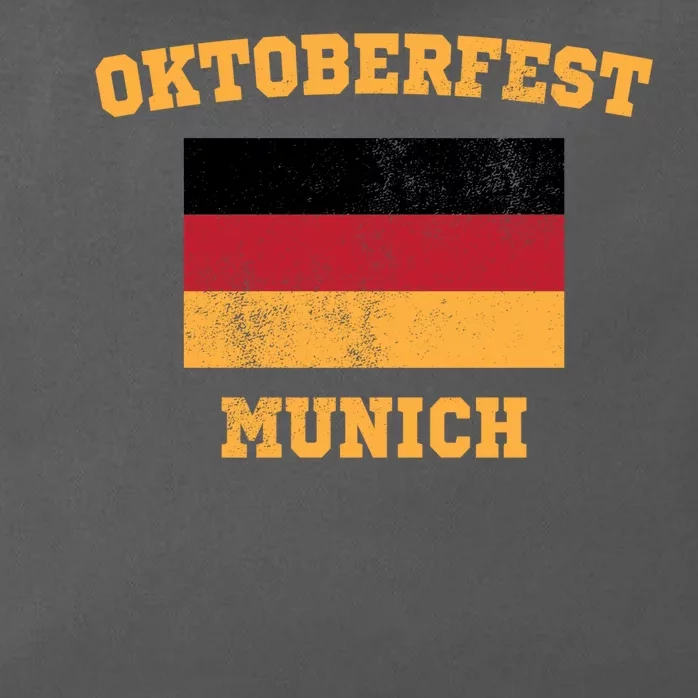 Vintage Oktoberfest Munich Flag Zip Tote Bag