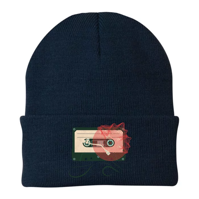 Vintage Old Cassette Player Knit Cap Winter Beanie