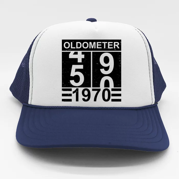 Vintage Oldometer 1970 50th Birthday Trucker Hat