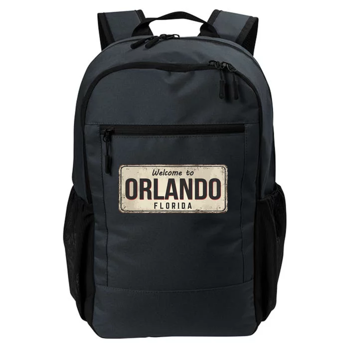 Vintage Orlando Metal Sign Daily Commute Backpack