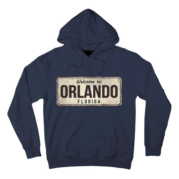 Vintage Orlando Metal Sign Hoodie