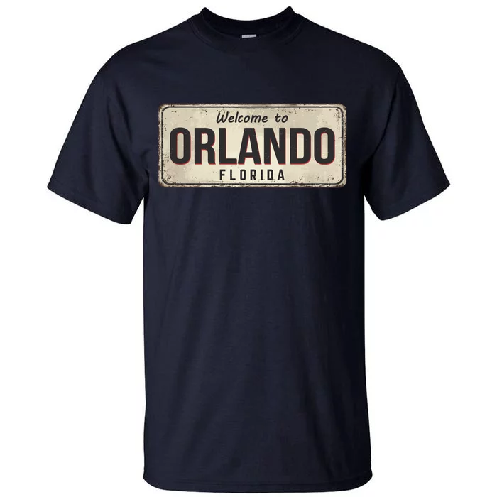 Vintage Orlando Metal Sign Tall T-Shirt