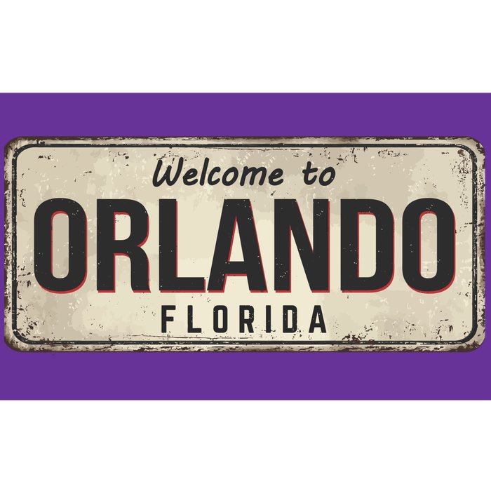 Vintage Orlando Metal Sign Bumper Sticker