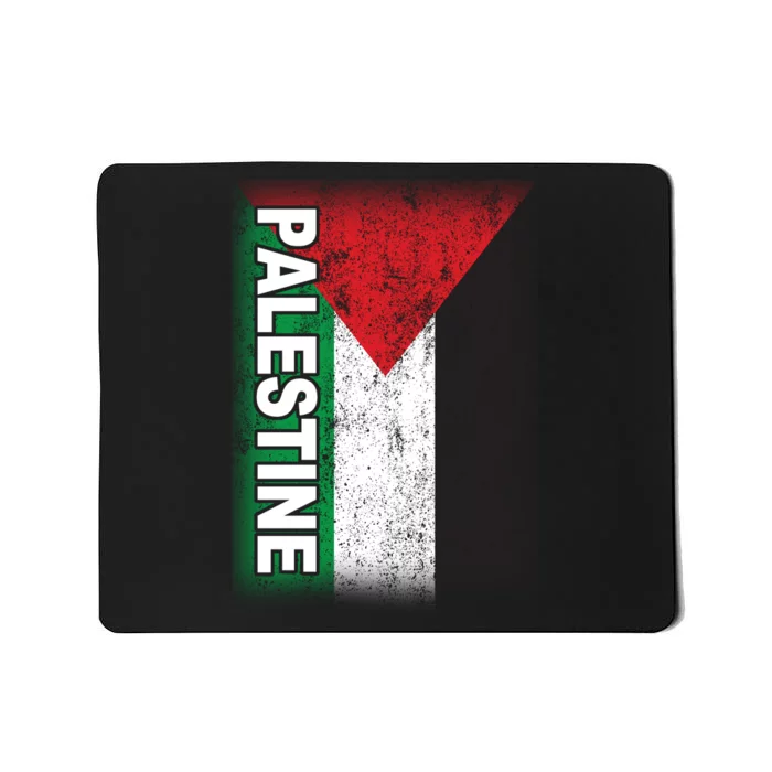 Vintage Palestine Flag Support Distressed Mousepad