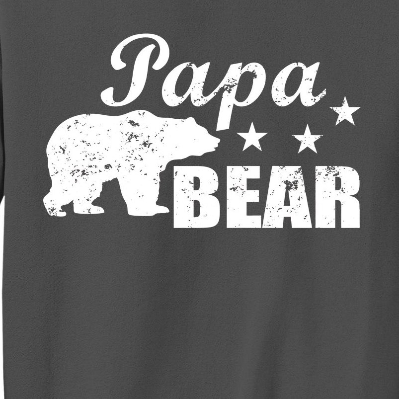 Vintage Papa Bear Tall Sweatshirt