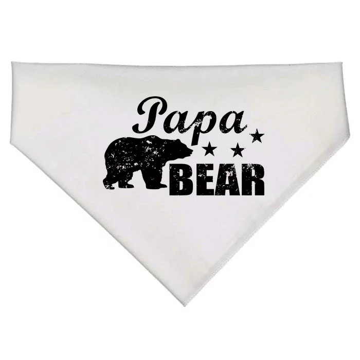 Vintage Papa Bear USA-Made Doggie Bandana