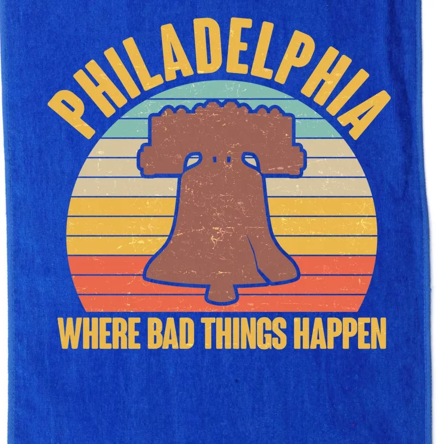 Vintage Philadelphia Where Bad Things Happen Platinum Collection Golf Towel