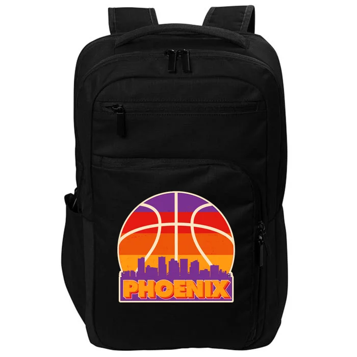 Vintage Phoenix Basketball Skyline Logo Impact Tech Backpack