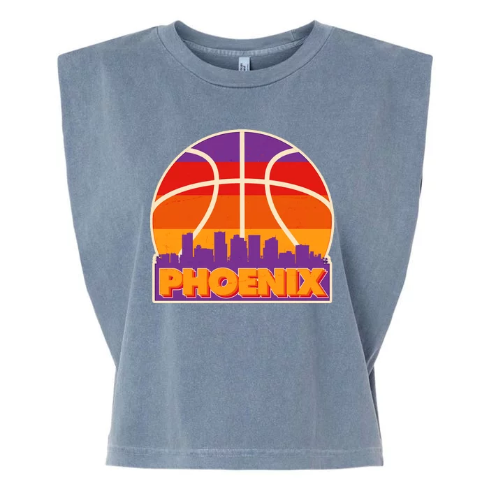 Vintage Phoenix Basketball Skyline Logo Garment-Dyed Women's Muscle Tee