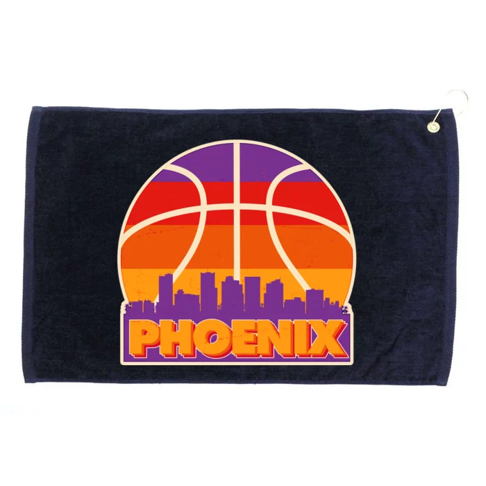 Vintage Phoenix Basketball Skyline Logo Grommeted Golf Towel