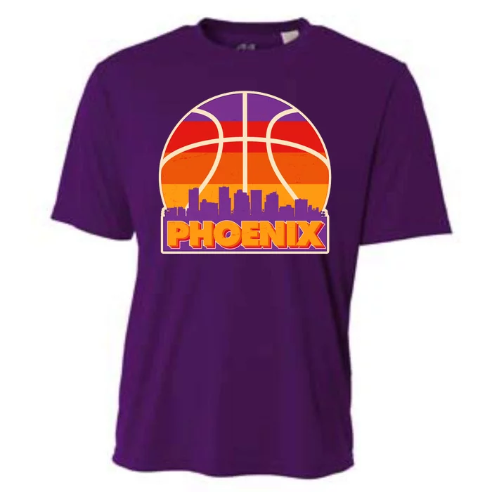 Vintage Phoenix Basketball Skyline Logo Cooling Performance Crew T-Shirt