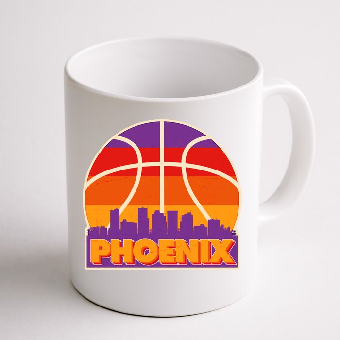 Vintage Phoenix Basketball Skyline Logo Front & Back Coffee Mug