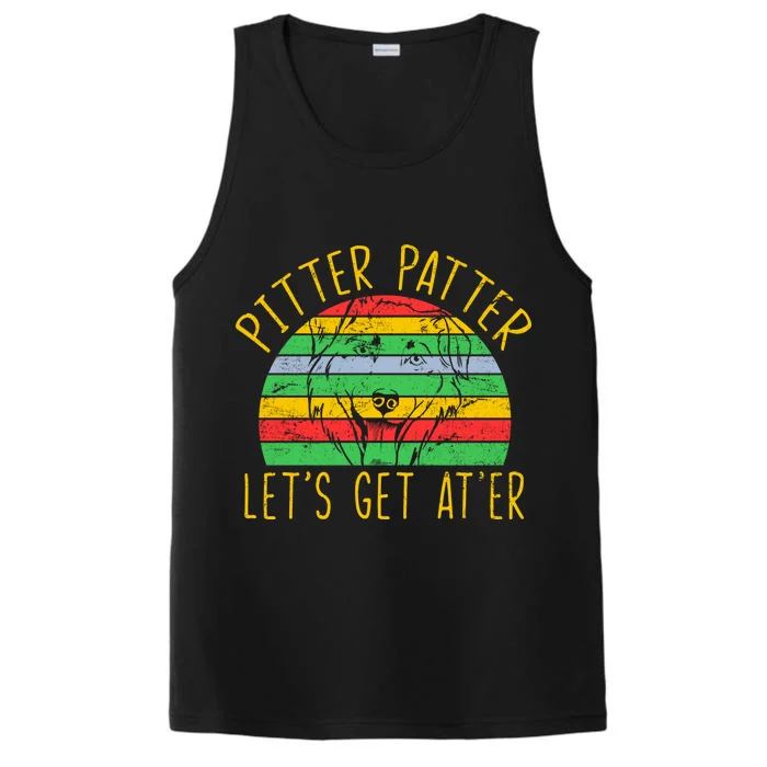 Vintage Pitter Patter Dog Performance Tank