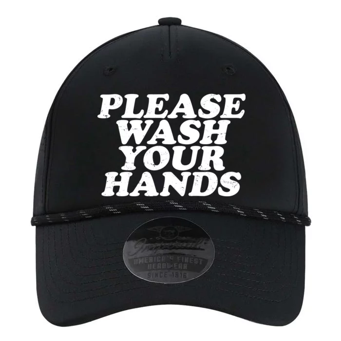 Vintage Please Wash Your Hands Performance The Dyno Cap