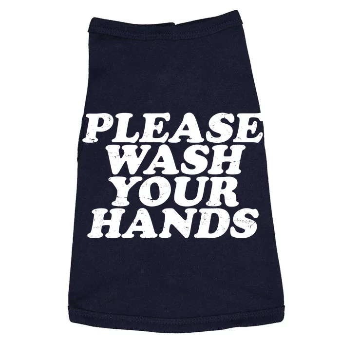 Vintage Please Wash Your Hands Doggie Tank