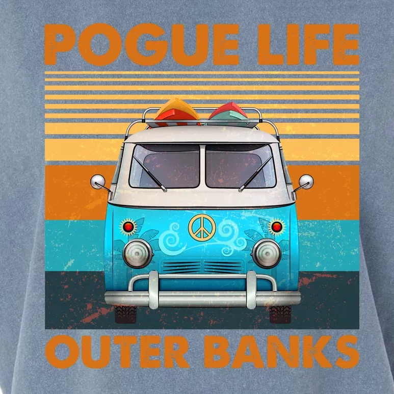 Vintage Pogue Life Outer Banks Surf Bus Garment-Dyed Women's Muscle Tee