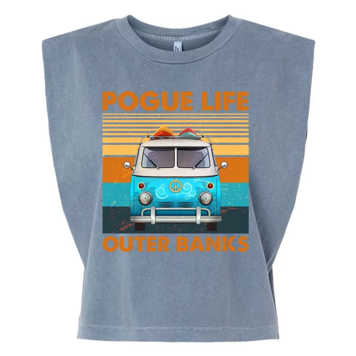 Vintage Pogue Life Outer Banks Surf Bus Garment-Dyed Women's Muscle Tee