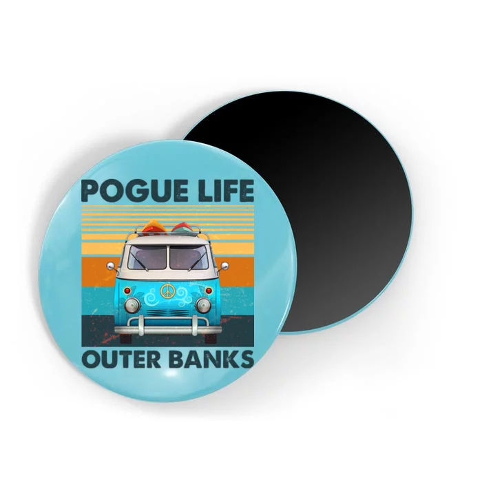 Vintage Pogue Life Outer Banks Surf Bus Magnet