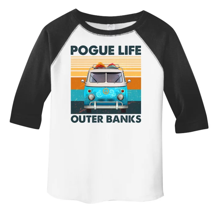 Vintage Pogue Life Outer Banks Surf Bus Toddler Fine Jersey T-Shirt