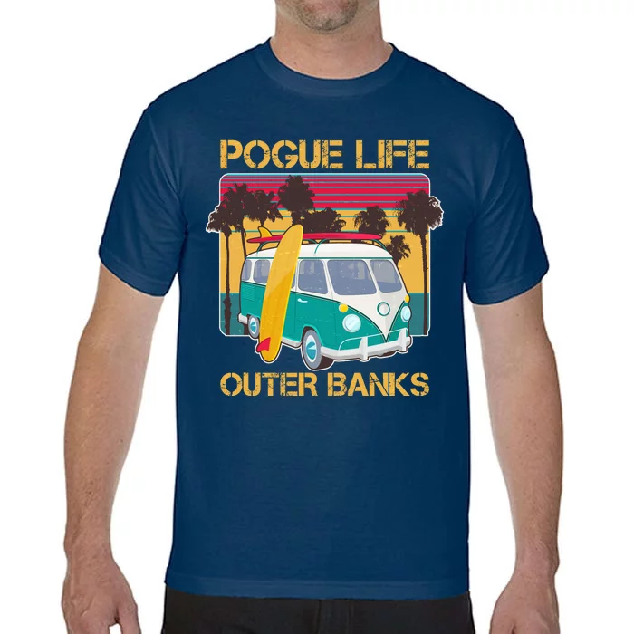 Vintage Pouge Life Outer Bank Beach Comfort Colors T-Shirt