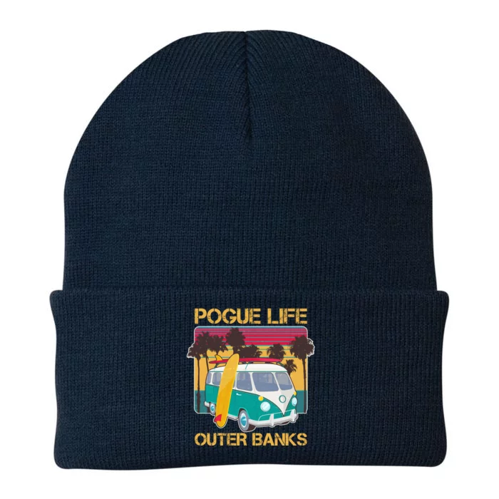 Vintage Pouge Life Outer Bank Beach Knit Cap Winter Beanie