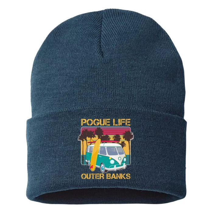 Vintage Pouge Life Outer Bank Beach Sustainable Knit Beanie