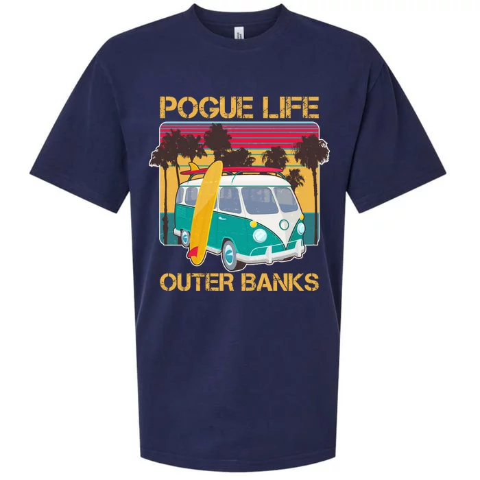 Vintage Pouge Life Outer Bank Beach Sueded Cloud Jersey T-Shirt