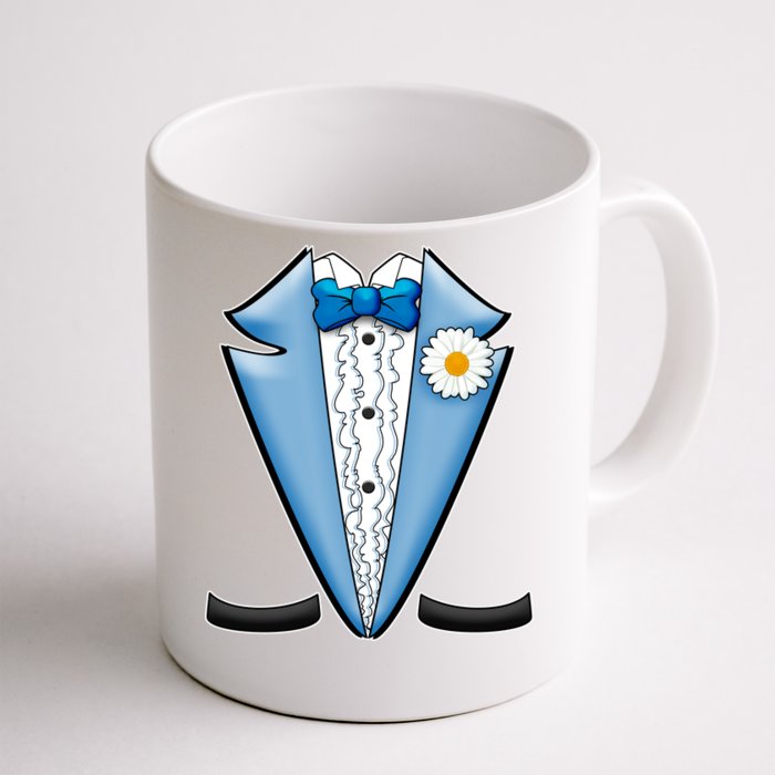 Vintage Powder Blue Suit Tuxedo Costume Front & Back Coffee Mug