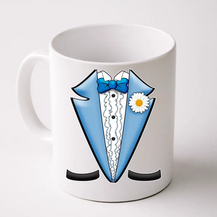 Vintage Powder Blue Suit Tuxedo Costume Front & Back Coffee Mug