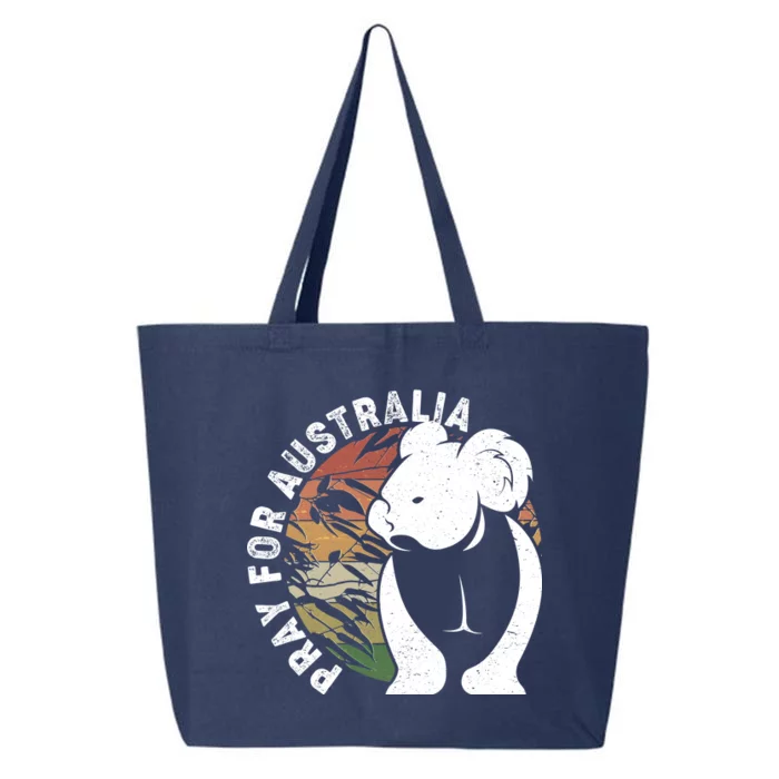 Vintage Pray For Australia Koala 25L Jumbo Tote