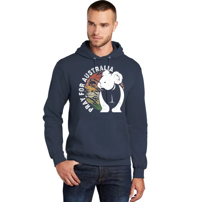 Vintage Pray For Australia Koala Tall Hoodie