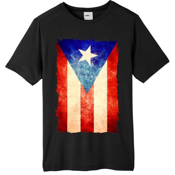 Vintage Puerto Rico Flag ChromaSoft Performance T-Shirt