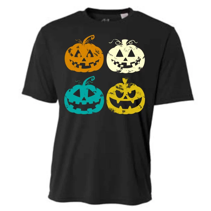 Vintage Pumpkin Halloween Cooling Performance Crew T-Shirt