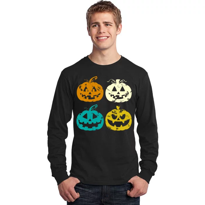 Vintage Pumpkin Halloween Tall Long Sleeve T-Shirt