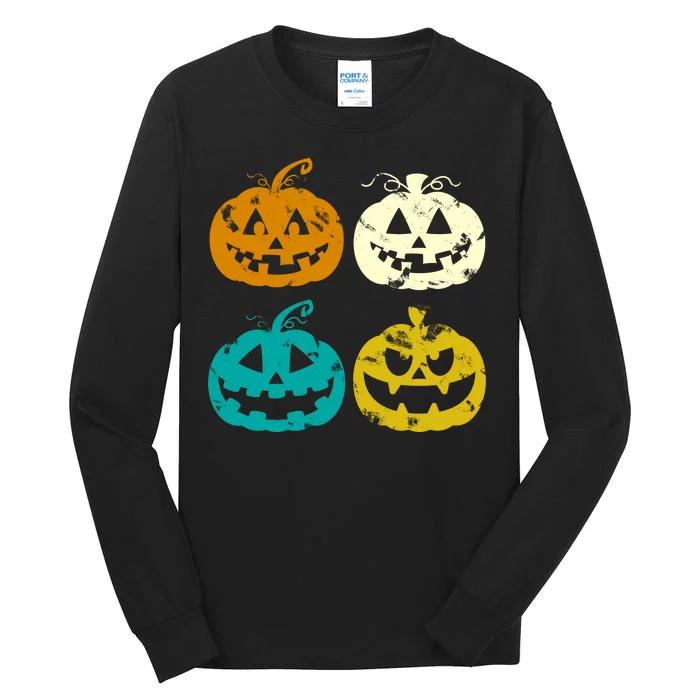 Vintage Pumpkin Halloween Tall Long Sleeve T-Shirt