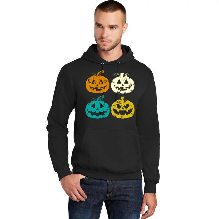 Vintage Pumpkin Halloween Tall Hoodie