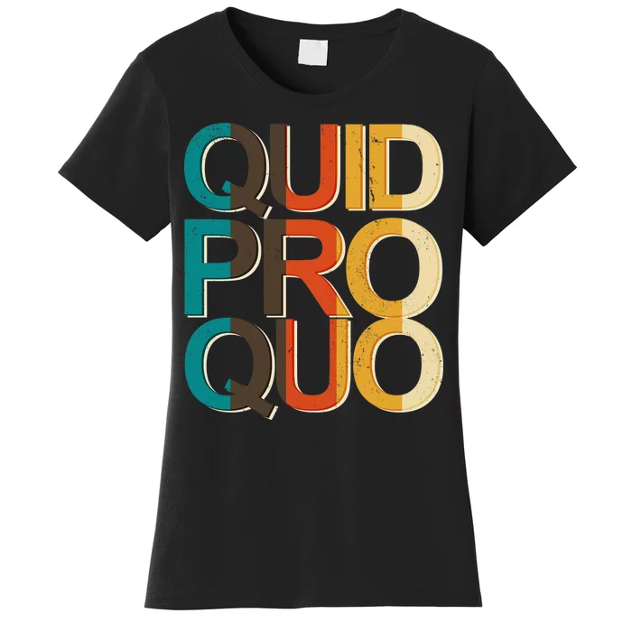 Vintage Quid Pro Quo Women's T-Shirt