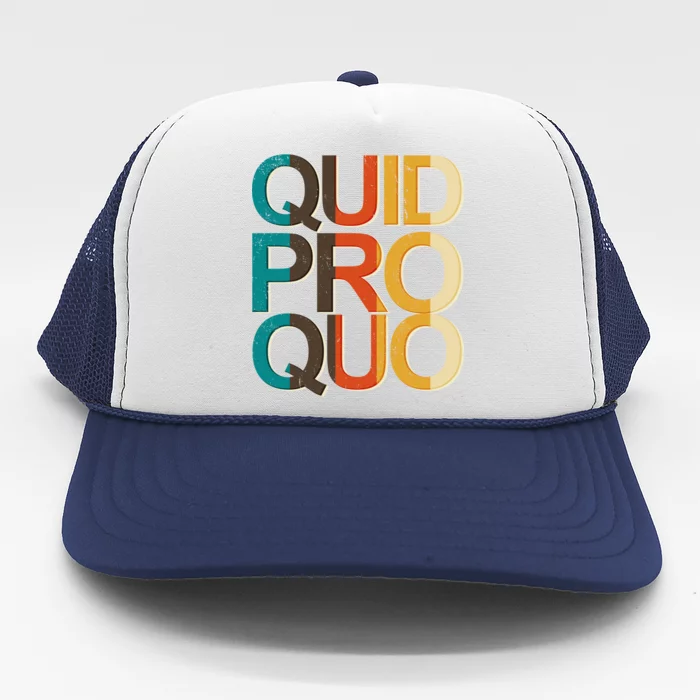 Vintage Quid Pro Quo Trucker Hat