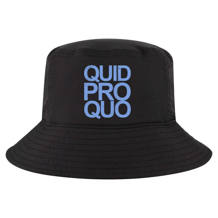 Vintage Quid Pro Quo Funny Cool Comfort Performance Bucket Hat