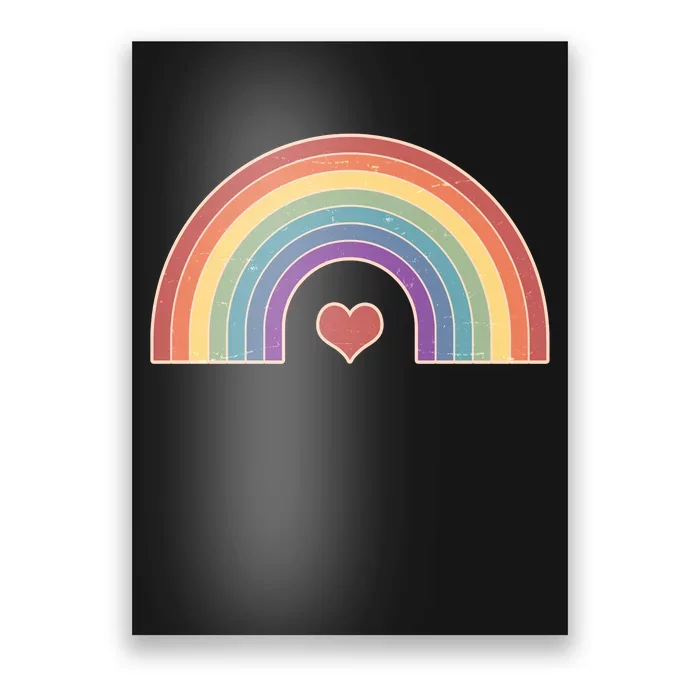 Vintage Rainbow Pride LGBTQ Poster