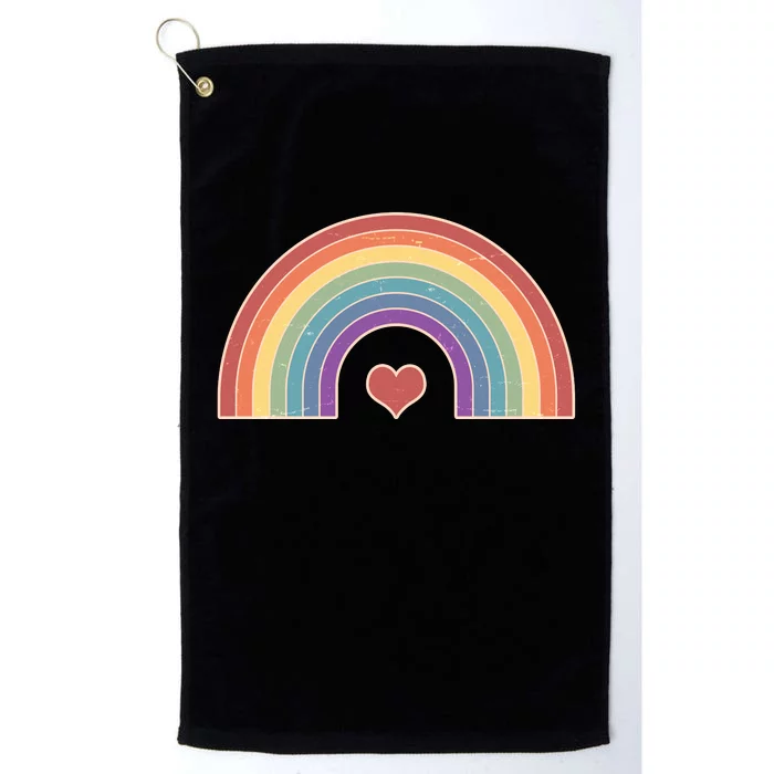 Vintage Rainbow Pride LGBTQ Platinum Collection Golf Towel