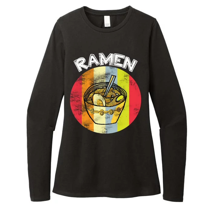 Vintage Ramen Womens CVC Long Sleeve Shirt