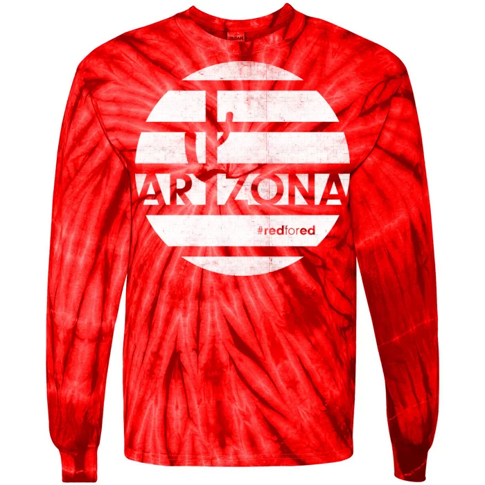 Vintage Red for Ed Arizona Cactus Tie-Dye Long Sleeve Shirt