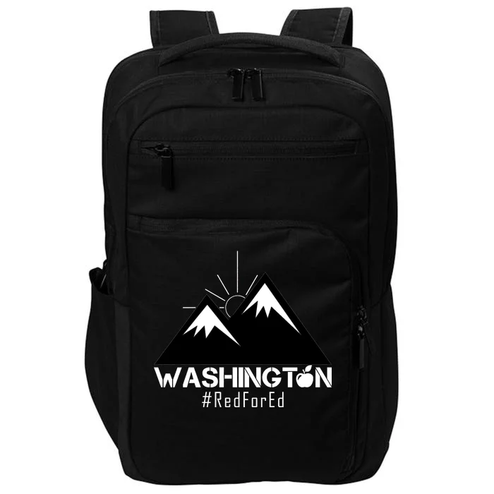 Vintage Red for Ed Washington State Mountains Impact Tech Backpack