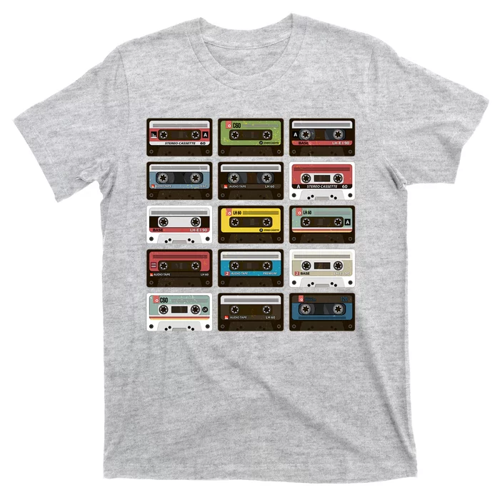 Vintage Retro 80's Cassette Tapes T-Shirt