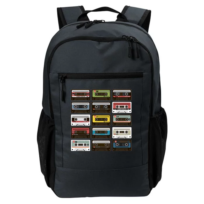 Vintage Retro 80's Cassette Tapes Daily Commute Backpack