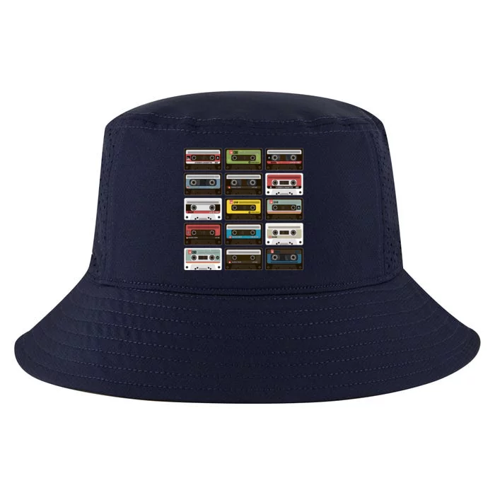 Vintage Retro 80's Cassette Tapes Cool Comfort Performance Bucket Hat